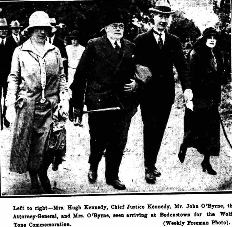 The Chief Justice At Bodenstown, 1924