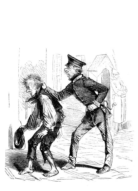 A Police Chase at the Back of the Four Courts, 1893