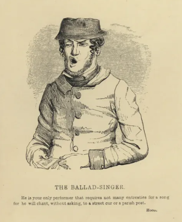 A Ballad Singer’s Christmas Release, 1857