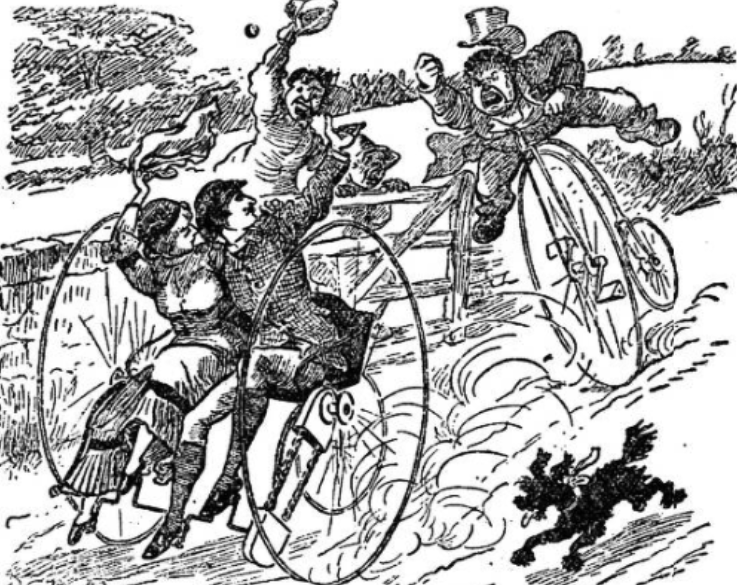 Tricycle Made for Two Ends in Tragedy for Vacationing Irish Barrister, 1888